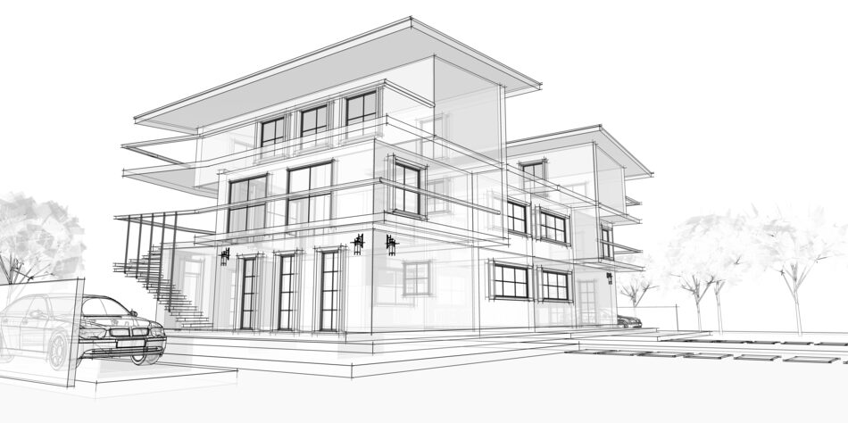 Townhouse,,3d,Illustration
